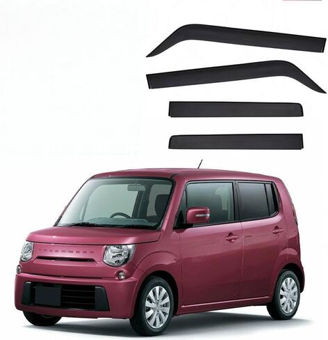 Car Wind deflectors Car Wind Deflectors for Suzuki MR Wagon MK3-MF33S 2011-2017, Deflector Shield Side Window Sun Rain Guards Visor Stick-on Fitment in Saudi Arabia