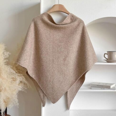 Pashmina Shawl Wraps for Women, Solid Color Knitted Scarf Cape Shawls Sweater in Saudi Arabia