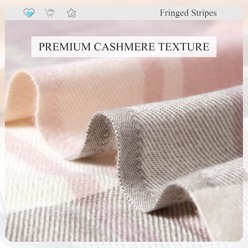 Winter Plaid Scarf Cashmere Shawl For Women Men Checked Pashmina Scarves With Tassel Tartan Scarves Soft Warm Stole in Saudi Arabia