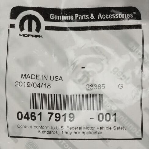 Mopar 4617919 Automatic Transmission Front Pump Seal in Saudi Arabia