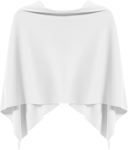 Women Poncho Sweater Sweater محبوكة شال مقطوعة Wrap خفيفة الوزن وشاح تنوع رأس العنق القصير لفصل الشتاء الخريف in Kuwait