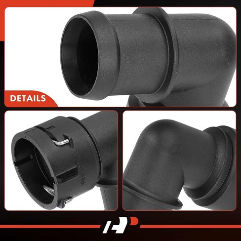 A-Premium Coolant Hose Flange/Connector Compatible with Volkswagen & Seat - Lupo 2010 1.9L, Polo 2003-2012 1.9L 2.0L, Toledo 2007-2009 1.9L - Upper To Radiator in Saudi Arabia