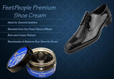 FeetPeople Premium Shoe Cream 1.5 Oz, 3 Pack, Various Colors! in Kuwait