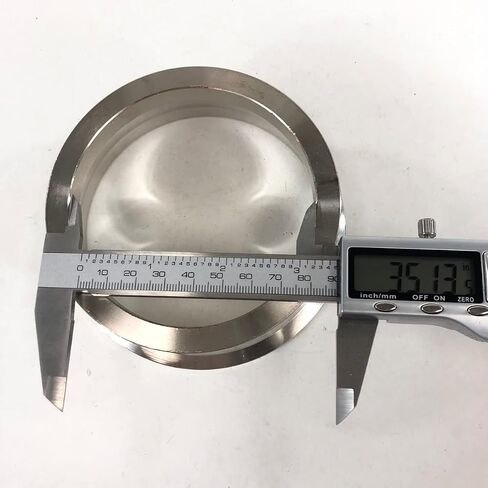 4" I.D. to 3.5" I.D. Heavy Duty Mold Seamless V-Band Flange Adapter 1.5" Height Made of Mild Steel in Saudi Arabia