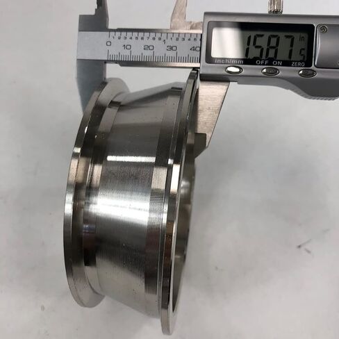4" I.D. to 3.5" I.D. Heavy Duty Mold Seamless V-Band Flange Adapter 1.5" Height Made of Mild Steel in Saudi Arabia