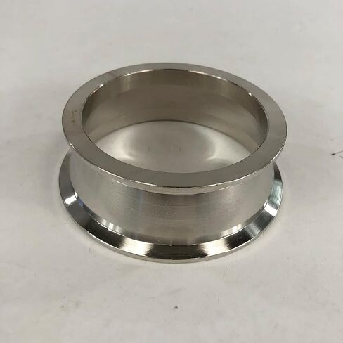 4" I.D. to 3.5" I.D. Heavy Duty Mold Seamless V-Band Flange Adapter 1.5" Height Made of Mild Steel in Saudi Arabia