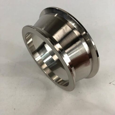 4" I.D. to 3.5" I.D. Heavy Duty Mold Seamless V-Band Flange Adapter 1.5" Height Made of Mild Steel in Saudi Arabia