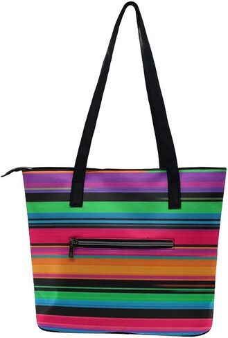 Leather Tote Bag for Women Men, Shoulder Bags Easy to Carry, Handbags for Shopping in Saudi Arabia
