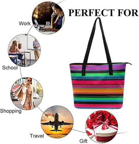 Leather Tote Bag for Women Men, Shoulder Bags Easy to Carry, Handbags for Shopping in Saudi Arabia
