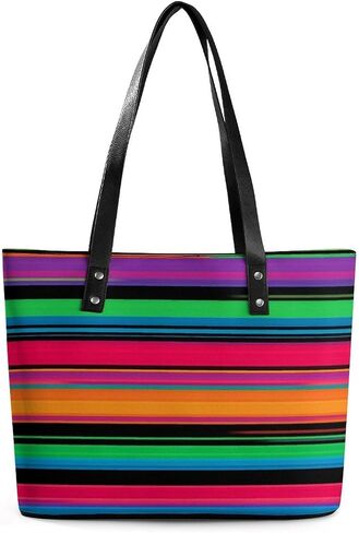 Leather Tote Bag for Women Men, Shoulder Bags Easy to Carry, Handbags for Shopping in Saudi Arabia