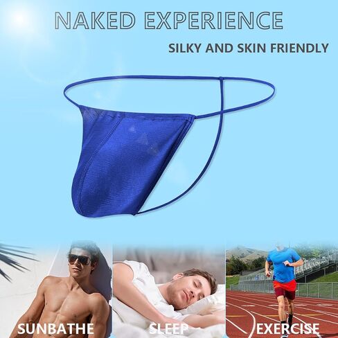 رجال مثير للملابس الداخلية القابلة للتعديل ، ثونغز حريري منخفض الارتفاع micro g string bikini in Saudi Arabia