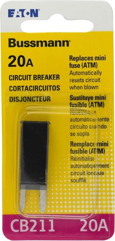 Bussmann (BP/CB211-20-RP) 20 AMP Type-I ATM MINI BRUSH in Kuwait