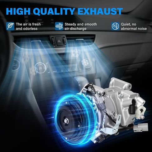 NEW Air Conditioner AC Compressor w/Clutch Compatible with 2012-2017 Toyota Camry, 2011-2013 Highlander, 2011-2016 Sienna, 2012-2018 ES350 3.5L, 2010-2015 RX350 3.5L in Kuwait