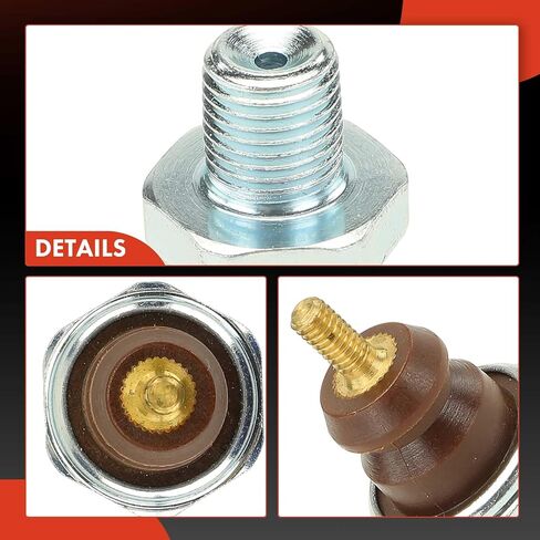 A-Premium Oil Pressure Sender Compatible with Ford F-150, F-250, F-350, Explorer, Mustang, Taurus, Thunderbird, Aerostar, Bronco, Contour, E-150 Econoline & Lincoln Continental & Mercury Cougar in Saudi Arabia
