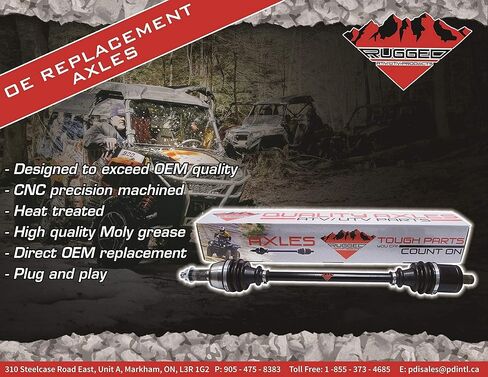 RUGGED Performance Axle for 2007-2009 CFMOTO CF500 Front Left OEM: 9060-280100 in Saudi Arabia