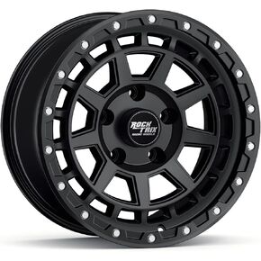 Rocktrix RT114 18 بوصة متوافقة مع Toyota Tundra Land Cruiser Sequoia 18x9 5x150 عجلات (+12 مم إزاحة) تجويف 110 مم ، عجلات سوداء ، متوافقة أيضًا مع لكزس LX570 in Kuwait