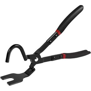 Exhaust Hanger Removal Pliers, 25°Offset Design, Non-Slip Grip, Exhaust Pliers for Separating Rubber Mounts from Exhaust Suspension Bracket, Compatible with All Exhaust Rubber Hangers, Black in Saudi Arabia