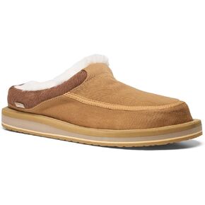 Sanuk Mens Donny Cozy Slippers | Built-In Comfort Insole | Cozy Faux Shearling Lined House Slippers in Saudi Arabia