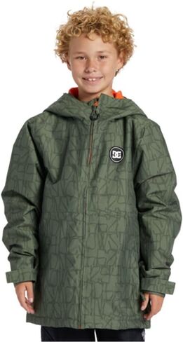 DC Shoes Youth Full -Zip Snowboard Jacket - أساس طباعة سترة الشباب | المعايير ، 16/x-large in Saudi Arabia