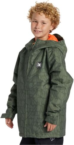 DC Shoes Youth Full -Zip Snowboard Jacket - أساس طباعة سترة الشباب | المعايير ، 16/x-large in Saudi Arabia