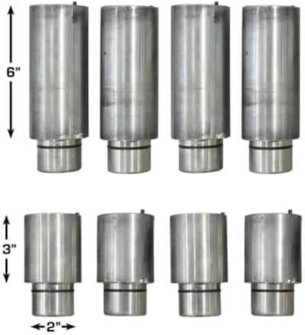 أطلس معدات 8 قطع محول الشاحنة (4 EA 3 "، 6") (2 "PEG) in Kuwait