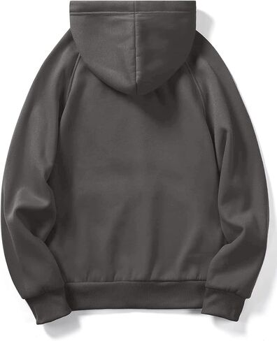 Floerns Men's Graphic Print Long Sleeve Drawstring Hoodie Pullover Sweatshirt in Saudi Arabia