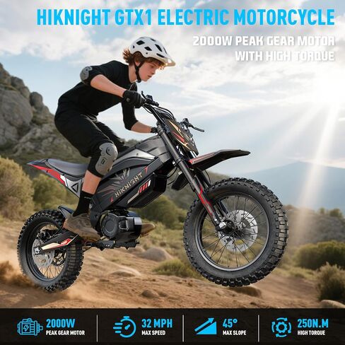 دراجة الأوساخ الكهربائية GTX1 للشباب البالغين ، 2000 واو الذروة 14 "/12" FAT TYRE ELECTRY MOTRATION SPARTICE 48V 21AH BIKE in Saudi Arabia
