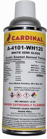 WH120 - WHITE SEMI GLOSS POWDER COAT SPRAY PAINT in Saudi Arabia