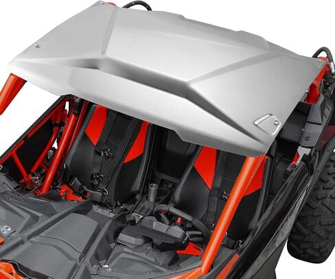 KEMIMOTO X3 Aluminum Roof Silver Compatible with Can Am Maverick X3 2017-2025 Metal Roof Top Shading 2 Doors Accessories Replace OEM #715002900 in Saudi Arabia