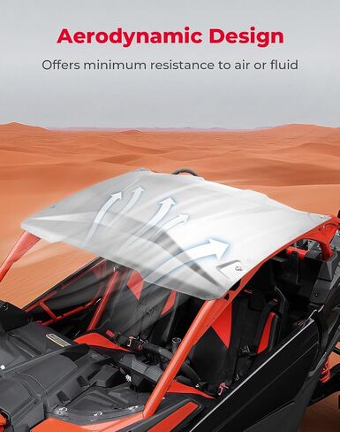 KEMIMOTO X3 Aluminum Roof Silver Compatible with Can Am Maverick X3 2017-2025 Metal Roof Top Shading 2 Doors Accessories Replace OEM #715002900 in Saudi Arabia