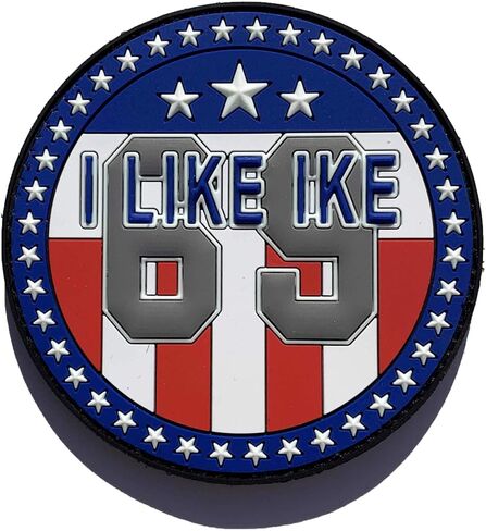 USS Eisenhower CVN-69 I Like IKE PVC Patch – Hook and Loop in Saudi Arabia