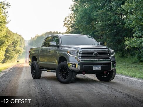 Rocktrix RT114 18 بوصة متوافقة مع Toyota Tundra Land Cruiser Sequoia 18x9 5x150 عجلات (+12 مم إزاحة) تجويف 110 مم ، عجلات سوداء ، متوافقة أيضًا مع لكزس LX570 in Kuwait