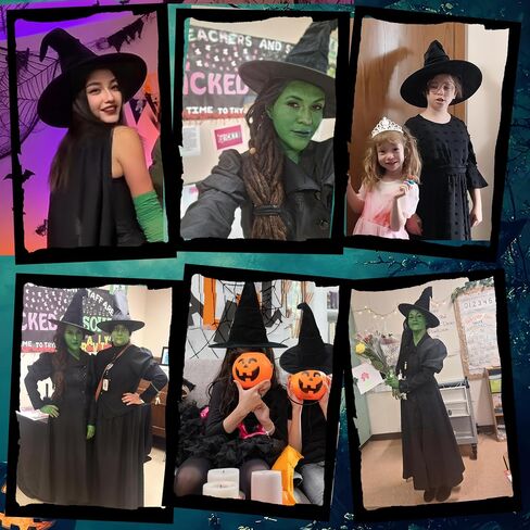 قفازات نظارات Elphaba West West Wizard Cosplay Cosplay Accessories Green Code Comple in Saudi Arabia