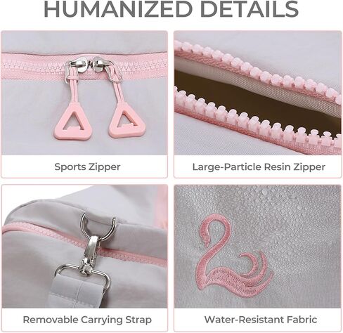 Gym Bag for Women with Shoe & Wet Compartment - Duffle Bag for Travel, Sports, Yoga, Fitness & Workout in Saudi Arabia