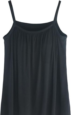 Plus Size Tank Tops Women Built in Bra Loose Fit Stretch Tank Spaghetti Top Womens Shelf Bras Undershirts in Kuwait