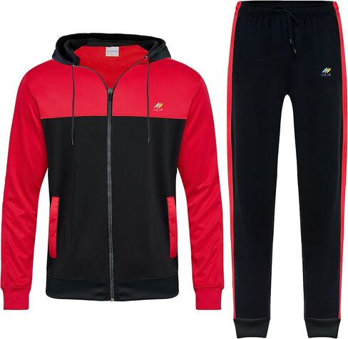 Skylinewears Men’s Hooded Tracksuits Sweatsuits for Men Set 2 Piece Jogging Suit Athletic Tracksuits Full Zip Sweatsuits Sets in Kuwait