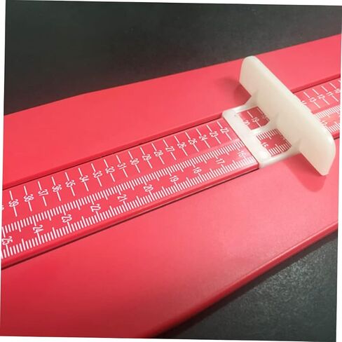 Gatuida 1Set Foot Measuring Device Shoe Ruler for Accurate Foot and Measurement for Adults Shoe Buying Red Blue in Saudi Arabia
