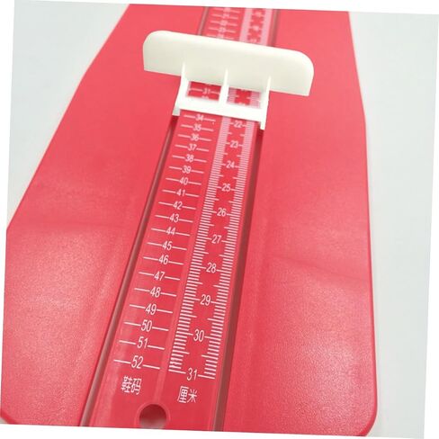 Gatuida 1Set Foot Measuring Device Shoe Ruler for Accurate Foot and Measurement for Adults Shoe Buying Red Blue in Saudi Arabia