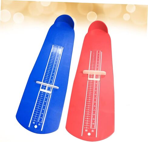 Gatuida 1Set Foot Measuring Device Shoe Ruler for Accurate Foot and Measurement for Adults Shoe Buying Red Blue in Saudi Arabia