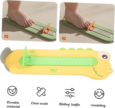 BESPORTBLE Foot Measuring Device Accurate Feet Ruler for Foot Measurement Tool for Shoe Easy to Use Foot Gauge for Boys in Saudi Arabia