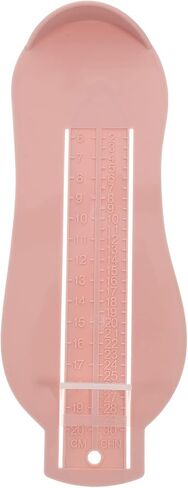 Foot Measuring Device Plain Pink Foot Gauge Tool for Shoe Measurement Accurate Foot Measurement for Boys for Online Shoe Shopping in Saudi Arabia