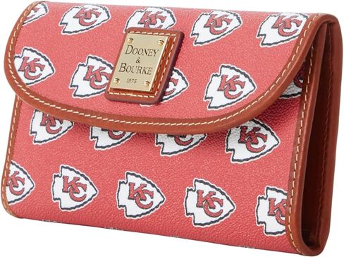 محفظة Dooney & Bourke، محفظة Nfl Chiefs Continental Clutch in Kuwait