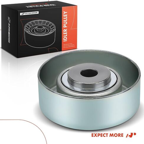 A-Premium Belt Idler Pulley Compatible with Mitsubishi Outlander 2003-2006, Lancer 2002-2006, Eclipse 2006-2012, Montero 2001-2006, Galant 2004-2012, 2.0L 2.4L 3.8L in Saudi Arabia