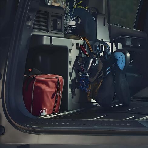 2 PECS Metal Molle Storage Trunk منظم لعام 2026 Honda Passport ، Molle Trunk Mounting Plant Partition ، 08Z03-3BM-100 ، Black in Saudi Arabia