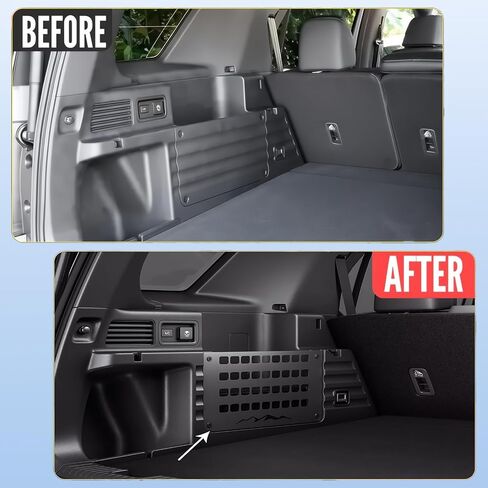 2 PECS Metal Molle Storage Trunk منظم لعام 2026 Honda Passport ، Molle Trunk Mounting Plant Partition ، 08Z03-3BM-100 ، Black in Saudi Arabia