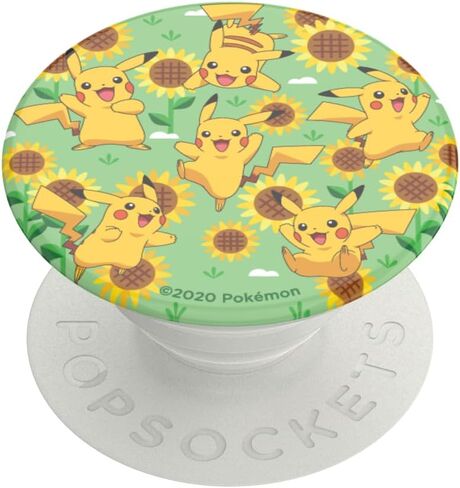 PopSockets PopGrip: Swappable Grip for Phones & Tablets - Pokemon - Pikachu Poke Ball in Kuwait
