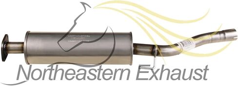 Northeastern Exhaust | Stainless Steel Exhaust Resonator Assembly Compatible for Kia Soul 2010-2011 2.0L | Free Gaskets and Clamp Included | Automotive Replacement Part in Saudi Arabia