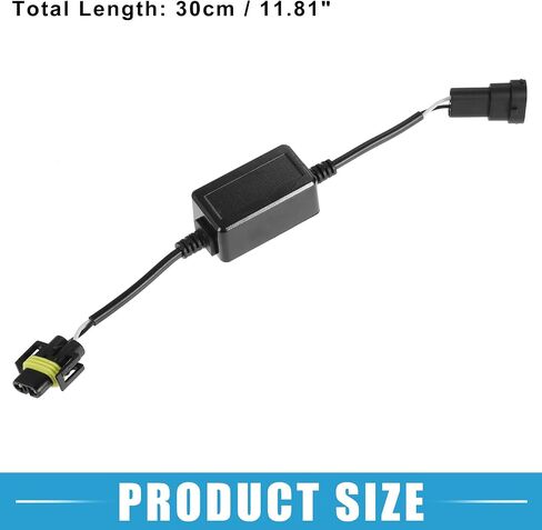 LED CAR CAR CANBUS DECODER H11 H9 H8 880 ERRR ERROR FREE BREANGE RESODER RESEDER PLACKENT ANTI FLUCKER ROASTOR BLAST BLACK (مجموعة من 2) in Saudi Arabia