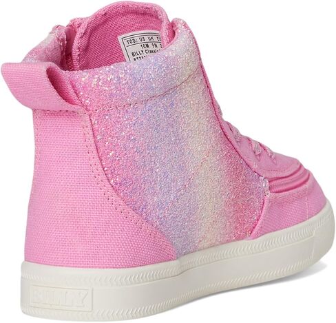 Billy Footwear ، للجنسين ، كلاسيكي الدانتيل العالي (طفل صغير) ، وردي Glitz ، 8 ، متوسط in Saudi Arabia