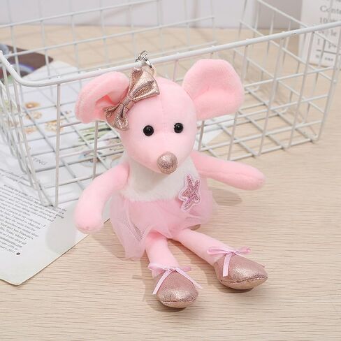 Plush Keychain Animal Mouse Rat Key Chains for Backpack Ornaments Bag Pendants in Saudi Arabia